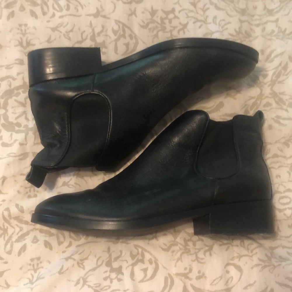 Black Cole Haan booties never worn!